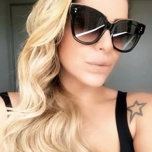 NEW DITA DAY-TRIPPER-22031-A-BLK-GLD-55-Z SUNGLASSES - Picture 4 of 13